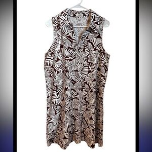 Per Se linen midi dress